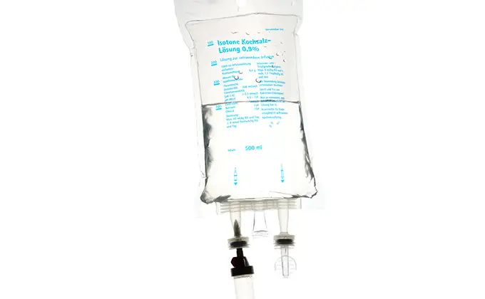 les poches de perfusion
